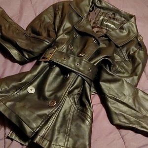 Large Vegan Leather Jacket